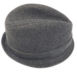 Ben Sherman Men's Charcoal Wool Trilby Hat